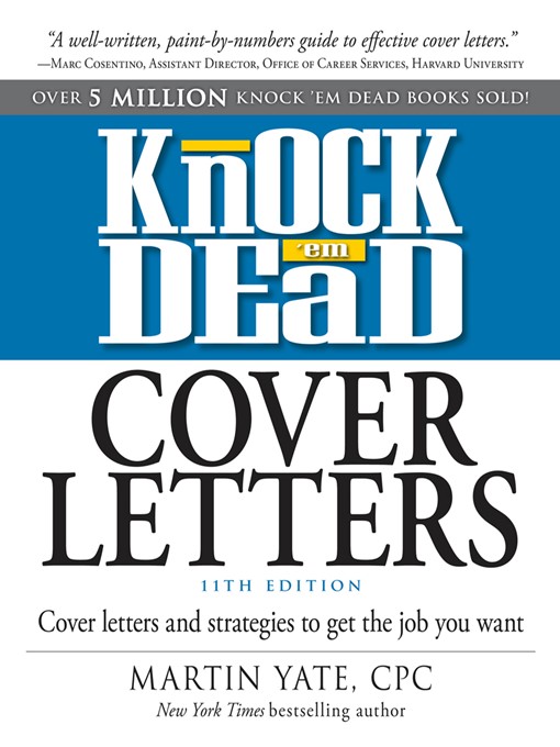 Title details for Knock 'em Dead Cover Letters by Martin Yate - Available